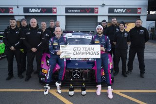 RAM Racing Mercedes-AMG GT3 GT3 Team Champions, Ian Loggie / Jules Gounon - RAM Racing Mercedes-AMG GT3 GT3 Team Champions
 | British GT/JEP