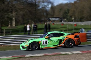 Dan Vaughan / Zac Meakin - Team Parker Racing Porsche 718 Cayman GT4 RS CS 
 | British GT/JEP
