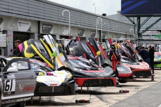 Intelligent Money British GT Championship pit lane
 | British GT/JEP