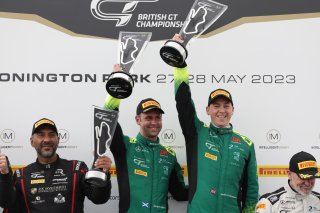 Podium of James Cottingham / Jonny Adam - 2Seas Motorsport Mercedes-AMG GT3 | British GT/JEP
