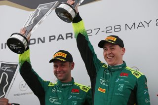 Podium of James Cottingham / Jonny Adam - 2Seas Motorsport Mercedes-AMG GT3  | British GT/JEP