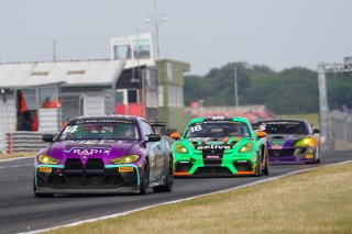Michael Johnston / Chris Salkeld - Century Motorsport BMW M4 GT4 and Carl Cavers / Lewis Plato - Century Motorsport BMW M4 GT4 
 | British GT/JEP