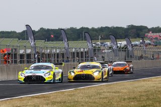 John Ferguson / Raffaele Marciello - RAM Racing Mercedes-AMG GT3 and James Cottingham / Jonny Adam - 2Seas Motorsport Mercedes-AMG GT3 
 | British GT/JEP