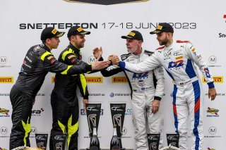 James Cottingham / Jonny Adam - 2Seas Motorsport Mercedes-AMG GT3 and Ian Loggie / Jules Gounon - 2Seas Motorsport Mercedes-AMG GT3 
 | British GT/JEP