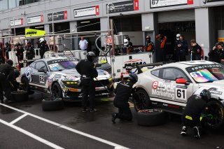 #62 Will Moore / Matt Nicoll-Jones - Academy Motorsport Ltd Ford Mustang GT4 2024 
 | SRO/JEP