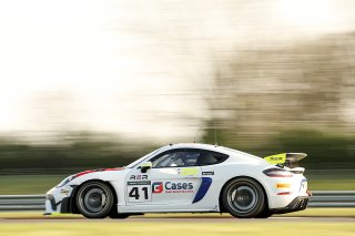 #41 - Jamie Orton / Will Burns - Rob Boston Racing Porsche 718 Cayman GT4 RS CS
 | SRO / JEP