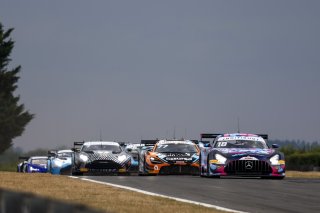 Start of Race 2 - #18 - Kevin Tse / Maximilian Gotz - 2 Seas Motorsport Mercedes-AMG GT3 Evo leads
 | SRO / JEP