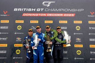 GT3 Silver-Am Podium (l-r) #86 - Chun Cheong Ip / Jay Bridger - Bridger Motorsport Honda NSX GT3 Evo II - #97 - Andrew Howard / Tom Wood - Beechdean Motorsport Ltd Aston Martin Vantage AMR GT3 Evo
 | SRO / JEP