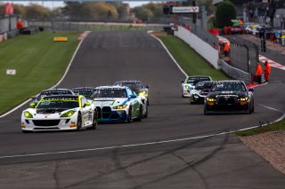 Start of the GT4 Race - #69 - Luke Garlick / Blake Angliss - Mahiki Racing Ginetta G56 GT4 Evo leads
 | SRO / JEP