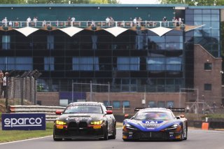 #14 - Branden Templeton / Chris Salkeld - Century Motorsport BMW M4 GT4 and #67 - Simon Orange / Marcus Clutton - Orange Racing by JMH McLaren 720S GT3 Evo
 | SRO / JEP