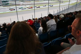 Start of the GT4 Race, #74 - Thomas Holland / Hadley Simpson - Innovation Racing - Ginetta G56 GT4 Evo leads
 | SRO / JEP