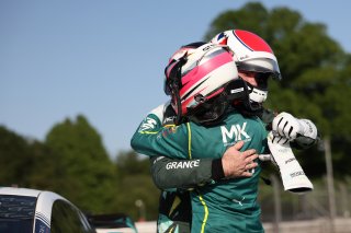#21 - Jessica Hawkins - MK Racing - Aston Martin Vantage AMR GT4 Evo and #27 - Daniel Lavery - Grange Racing with FSR - Aston Martin Vantage AMR GT4 Evo
 | SRO / JEP