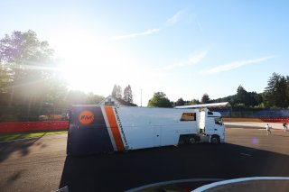 Trucks arriving at Spa-Francorchamps | SRO Motorsports Group