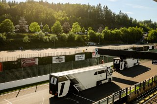 Trucks arriving at Spa-Francorchamps | SRO Motorsports Group