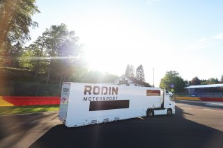 Trucks arriving at Spa-Francorchamps | SRO Motorsports Group