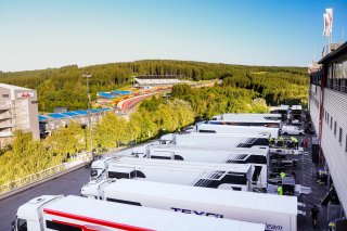 Trucks arriving at Spa-Francorchamps | SRO Motorsports Group
