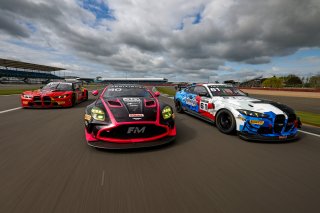 #91 - Darren Leung / Dan Harper - Paradine Motorsport - BMW M4 GT4 Evo, #40 - James Townsend / Joe Wheeler - Townsend Racing powered by Fox Motorsport - Aston Martin Vantage AMR GT4 Evo, #61 - Ernie Graham / Colin Turkington - WSR FlexiFly - BMW M4 GT4 Ev | SRO / JEP