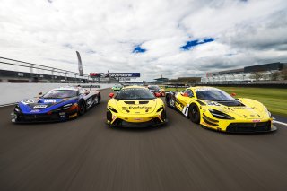 #67 - Simon Orange / Marcus Clutton - Orange Racing by JMH - McLaren 720S GT3 Evo, #59 - Luca Hopkinson / Josh Stanton - Optimum Motorsport - McLaren Artura GT4, #90 - Marc Warren / Jack Brown - Optimum Motorsport - McLaren 720S GT3 Evo
 | SRO / JEP