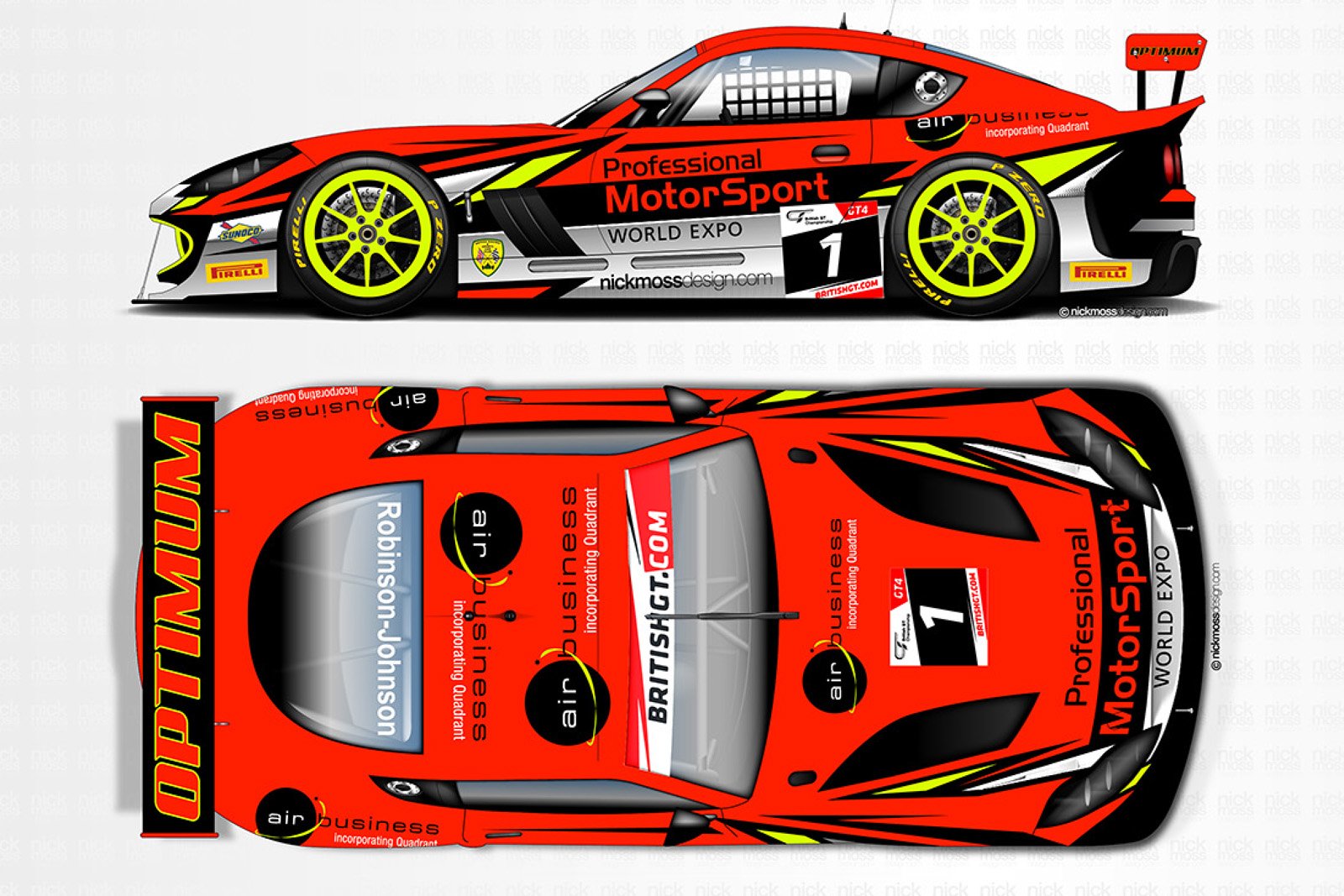 Johnson and Robinson confirm GT4 title defence with PMW Expo/Optimum Motorsport